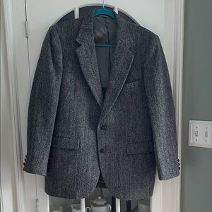 Harris Tweed Gray Herringbone Jacket